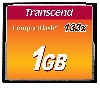 Transcend 1GB コンパクトフラッシュ (133X. TYPE I ) TS1GCF133