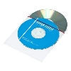 サンワサプライ 裏面シール付DVD CD不織布ケース ティアテープ付 50枚入り FCD-FT50W