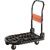 トラスコ中山 樹脂台車 カルティオ 折畳 780X490 黒 MPK-720-BK