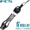 FCS リーシュコード 6Ft(1.8m)BLK サーフボード用新品