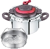 T-fal (ティファール) ティファール 4L IH対応 ワンタッチ開閉 クリプソ アーチ パプリカレッド P4360432