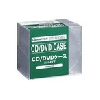 プラス CD DVDケース スリム 200枚 A401J-10