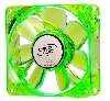 北京市九州?神科?有限?任公司 DEEPCOOL 80mmケースファン グリーンフレームとブルーLEDXFAN 80U XFAN 80U