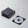エレコム DVD スリム 1枚収納 ブラック CCD-JSCS10BK