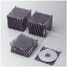 エレコム DVD プラケース スリム 1枚収納 CCD-JSCS50CBK