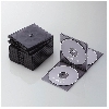 エレコム Blu-ray DVD CDケース 4枚収納 CCD-JSCNQ5CBK