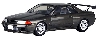 青島文化教材社 1/24 頭文字D No.4 北条凛 BNR32 スカイライン(死神GT-R) プラモデルABK イニシャルD No.4 スカイライン シニガミGT-R