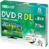 日立マクセル DRD215WPE.5S DVD-R DL 録画 8倍速 5枚