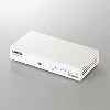 エレコム 1000BASE-T対応 8ポート ホワイト 電源内蔵 EHC-G08MN2-HJW