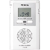東芝 TY-SPR4-W ホワイト FM\/AMポケットラジオ ワイドFM