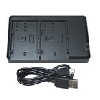 互換バッテリー DSTE DMW-BLF19 DMW-BLF19E バッテリーパック 2個 + 充電器 セットUSB 急速充電 アルファ PANASO